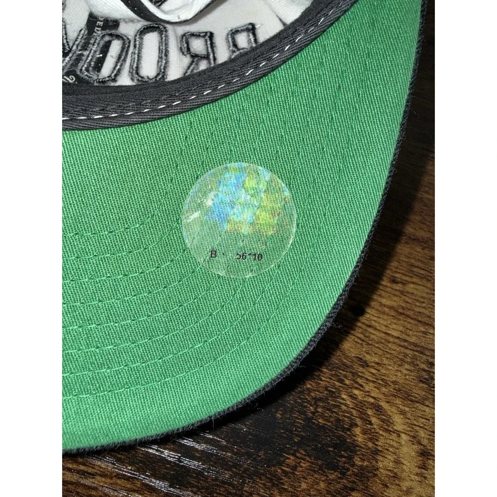 Brooklyn Nets Mitchell & Ness Snapback Cap‎ NBA Green Undervisor Wool Hat 2012